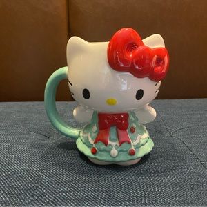 Hello Kitty Christmas Tree Ceramic Mug Sanrio New